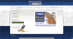 Desktop Screenshot of menuiseriederoux.be
